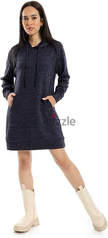 JAMILA Women Slip On Long Hoodie Sweatshirt 0