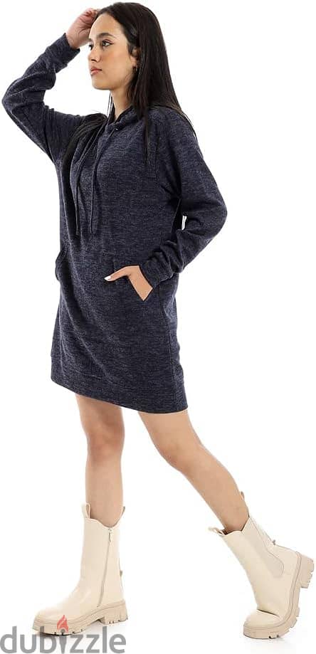 JAMILA Women Slip On Long Hoodie Sweatshirt 1