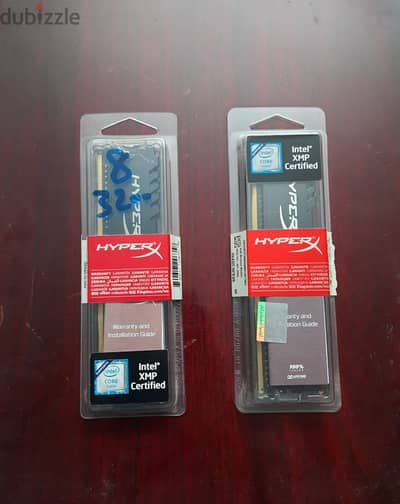 2 x Kingston HyperX Fury 8GB DDR4 3200Mhz