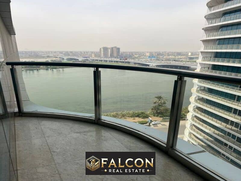 For sale, a hotel apartment under the management of the Hilton Hotel, with a down payment of 6 million, on Maadi Corniche 0