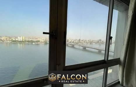 Hotel apartments in front of the Nile, immediate delivery, 2 rooms, fully finished, in Reve Du Nil Maadi Tower