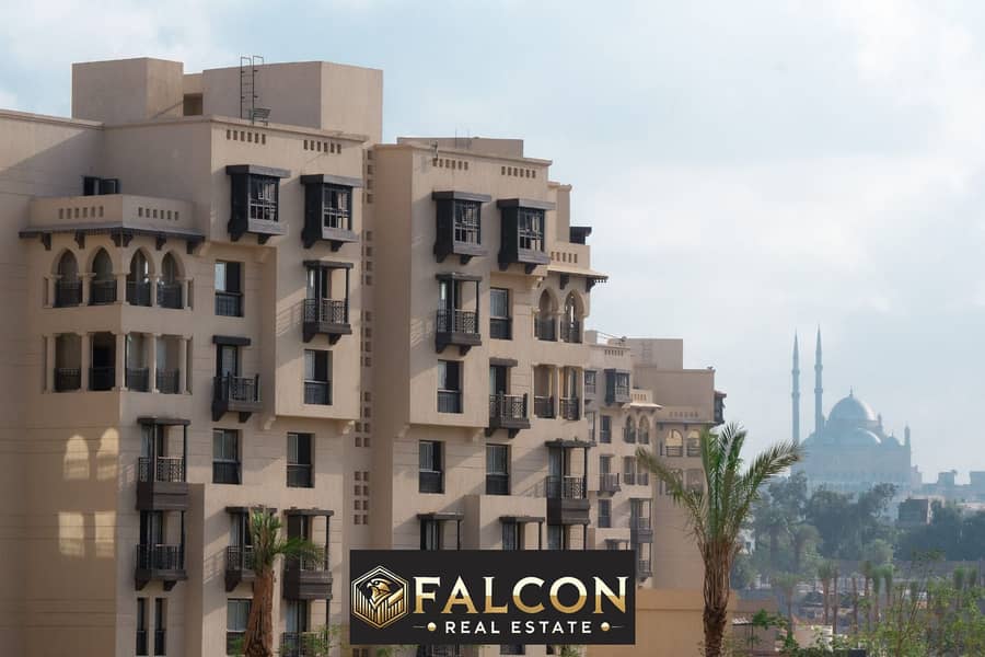 Apartment 125m, immediate delivery, fully finished, on Salah Salem Road, in the heart of Old Cairo, Fustat Compound 0