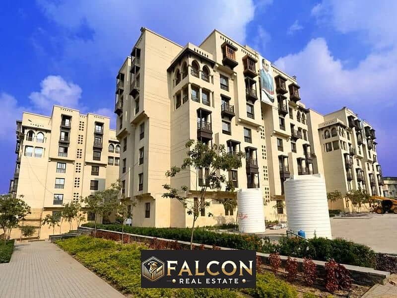 With a down payment of 590 thousand, an apartment for immediate delivery, finished, in the Arabesque Compound, next to the Nile Corniche 0