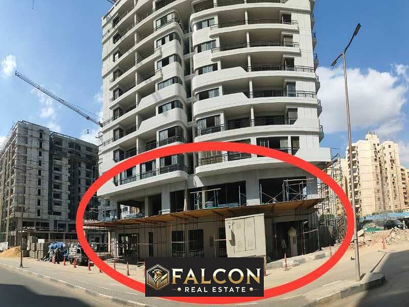 For sale, a cafe (192 square meters) on the facade, a bargain on the main Al-Nahda Street in Nasr City, immediate delivery 0