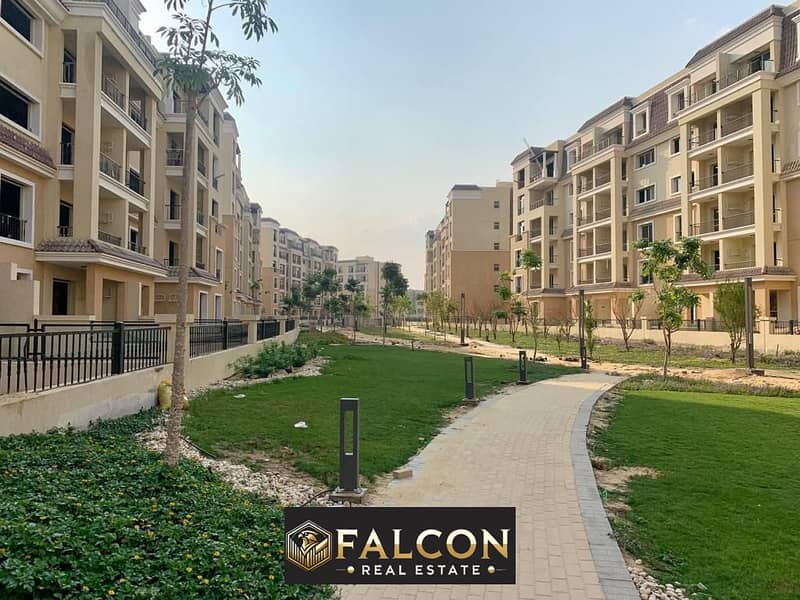 For sale in Sarai Compound, book now an apartment with an area of ​​121 square meters in interest-free installments 0