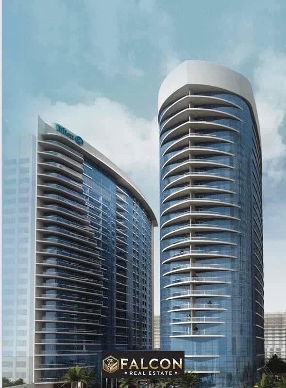 استلم فوري شقة فندقية بتشطيب كامل وإطلالة بانورامية على النيل مباشره في ابراج نايل بيرل Nile Pearl Towers بالتقسيط 0