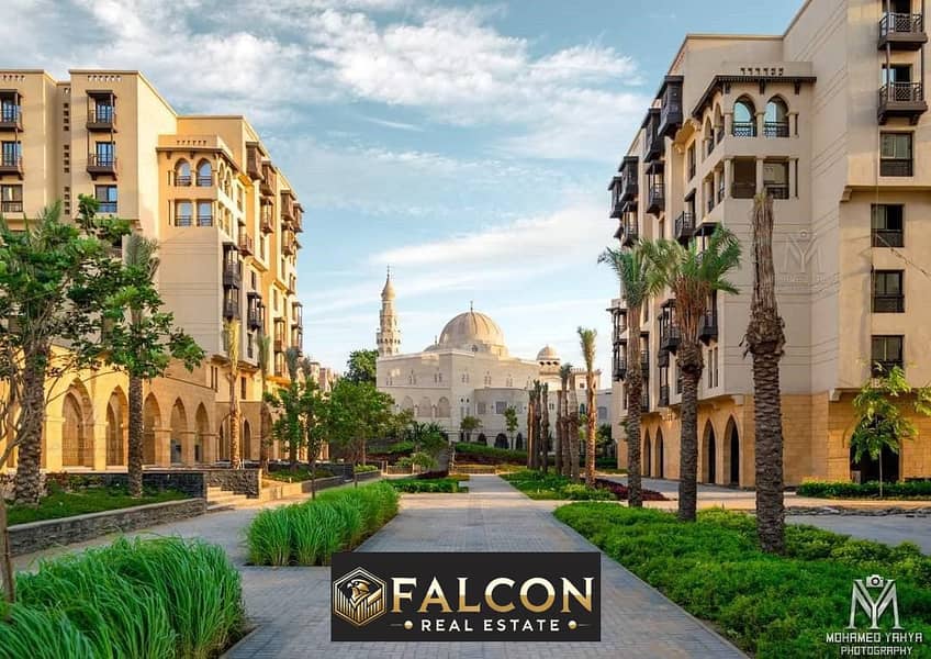 Apartment for sale, ready for inspection and receipt in New Arabesque Fustat Compound, developed by the Saudi Egyptian Company (SED) 0