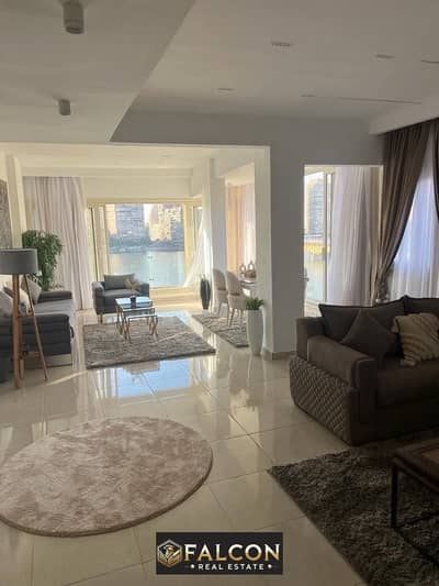 Directly on the Nile, a 74m hotel apartment, ready to move, fully finished and furnished by Gloria Emirates, reve du nil tower, Maadi