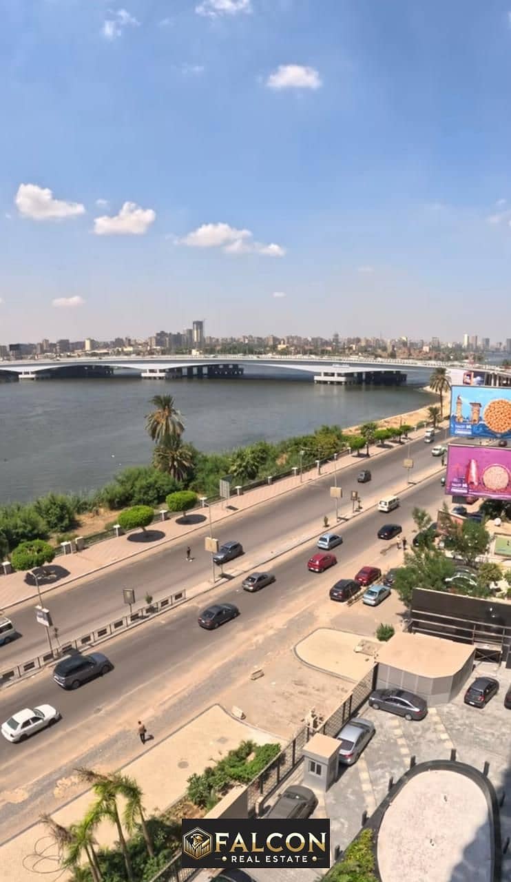 A hotel apartment, a bargain, in the first hotel tower on the Nile, fully finished with furniture and appliances ((immediate delivery)) in Maadi 0