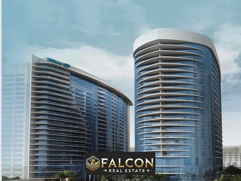 Hotel apartment directly on the Nile, immediate delivery, fully finished and with Hilton Maadi hotel services in the Nile Pearl Towers 0