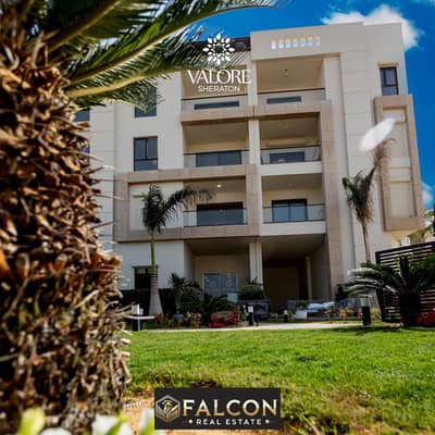 Hotel apartment fully finished with kitchen and Acs, next to City Center Maadi and with Concorde El Salam Hotel in Aljar Valore Compound