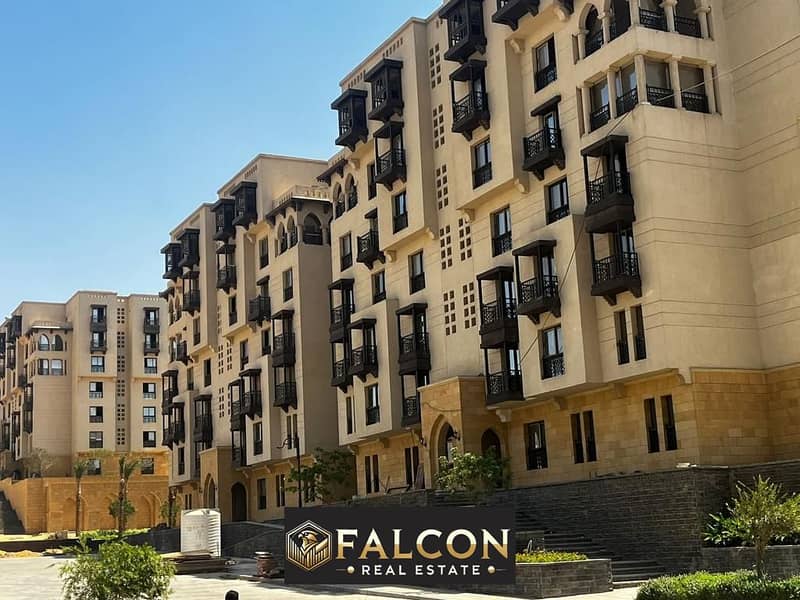 A fully finished 2BR apartment ready to move  in a prime location in the heart of Old Cairo, in the Arabisk Fustat compound 0