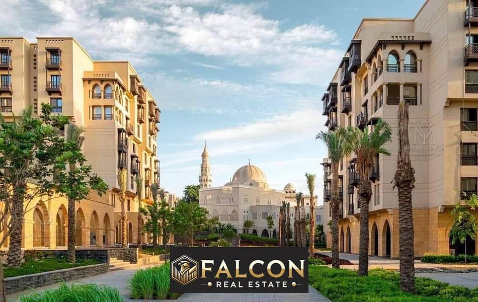 Ready to move apartment 1248 sqm [Morden finishing] with the lowest DP 500.000 & 10 years in installments on Nile Corniche Fustat compound 0