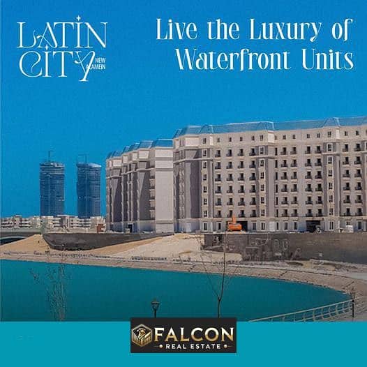 View on Lagoon finished apartment ready to move with installments up to 12 years in the Latin Quarter 0