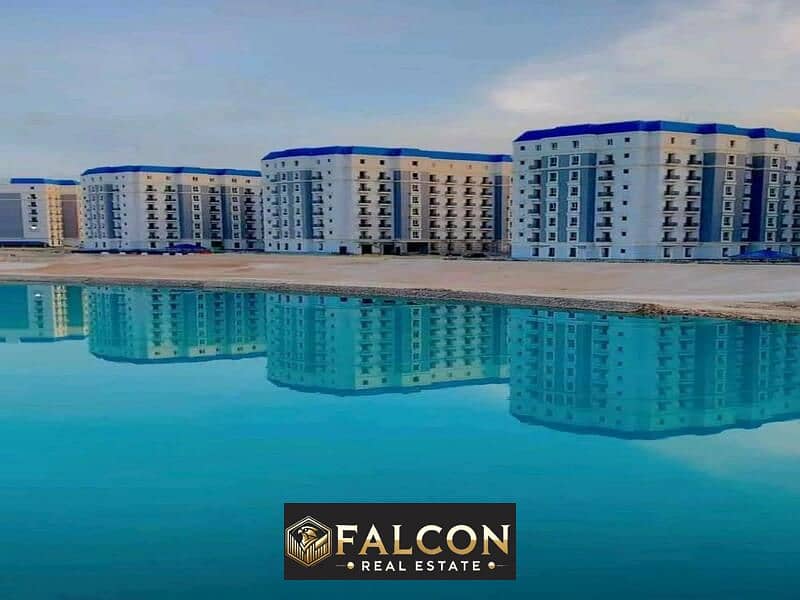 For immediate sale in the heart of New Alamein, a 120-meter apartment, fully finished, Bahri Road, and installments up to 10 years 0