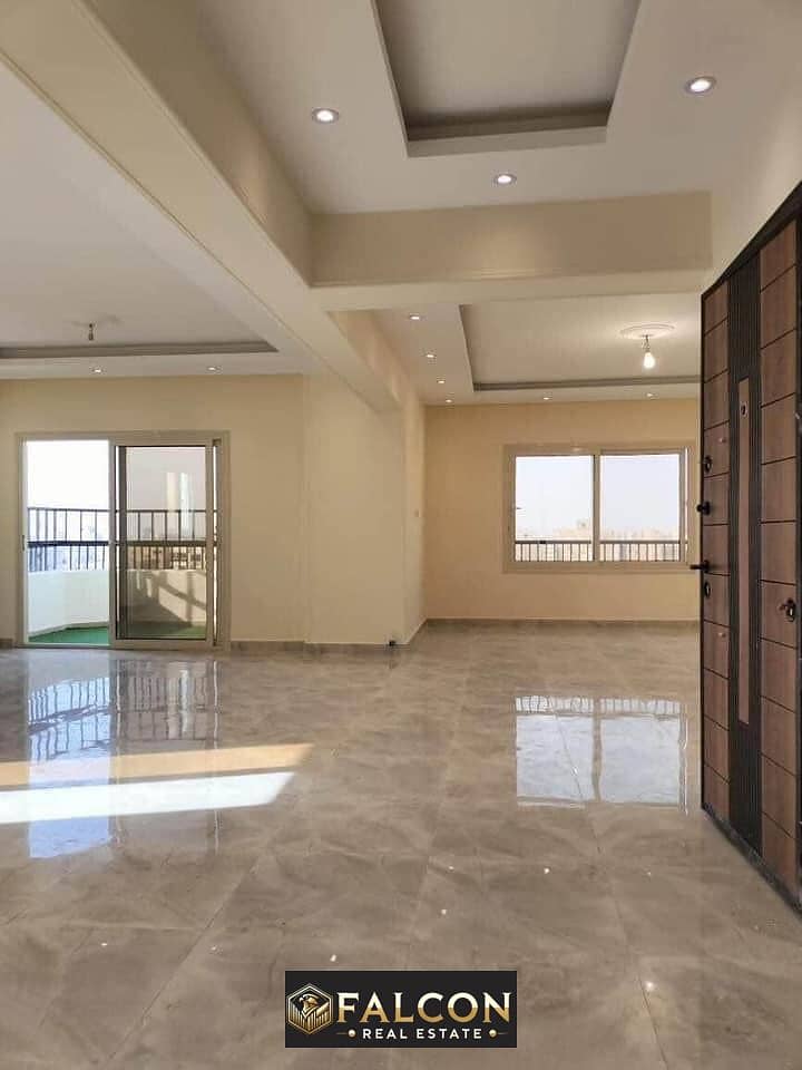 Apartment for sale, ready for delivery and fully finished, area 178 square meters, on Salah Salem 0