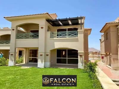 Ground  chalet with garden 3 rooms ready to view and ready to move  for sale in La Vista Gardens  Ain Sokhna  in installments fully finished