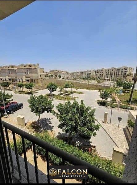 Apartment for sale corner in installments over 5 years with a 20% down payment in the best location in Sarai Lande Scape View Compound 0