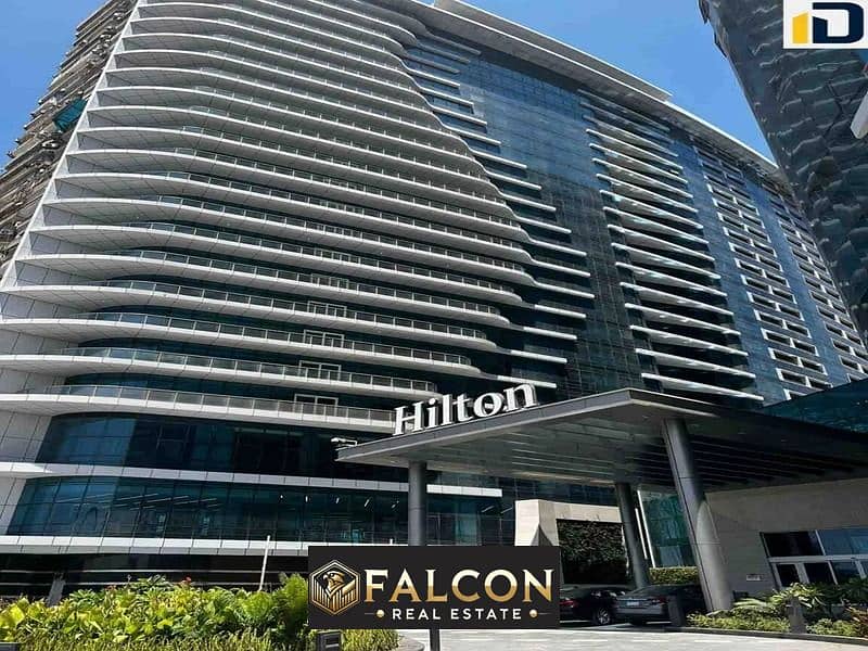 124 m² hotel apartment for immediate delivery in Nile Pearl Towers on Maadi Corniche next to Hilton Maadi 0