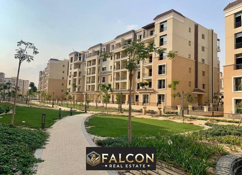 Apartment for sale with sea view in Sarai Compound, Sur B Sur, with Madinaty, minutes from Mostakbal City, in the heart of New Cairo 0