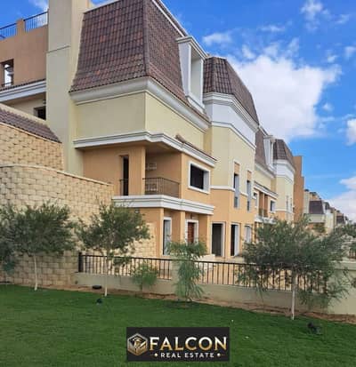 Villa 206m For Sale ( 4Bed+Living ) In Sarai New Cairo Prime Location Direct On Souz Road Beside Madinty