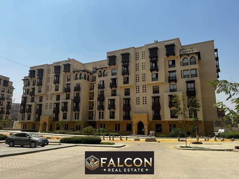 Apartment for sale, fully finished, Ready to Move, in Fustat City, Arabesque Compound, the first compound in downtown Cairo 0