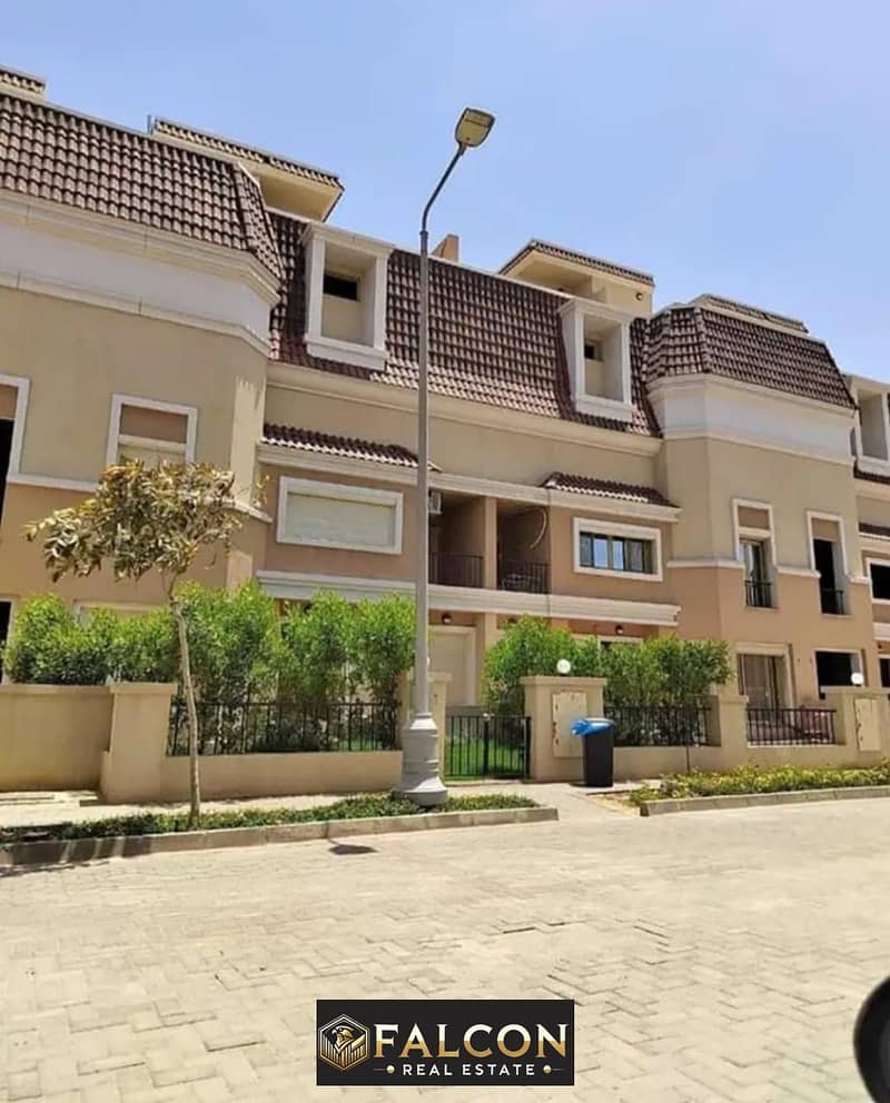 Town House S Villa With 42% cash discount,with a Prime view, on Central Park direct on Suez Road, in butterfly, in front of Madinaty Craft Zone 0