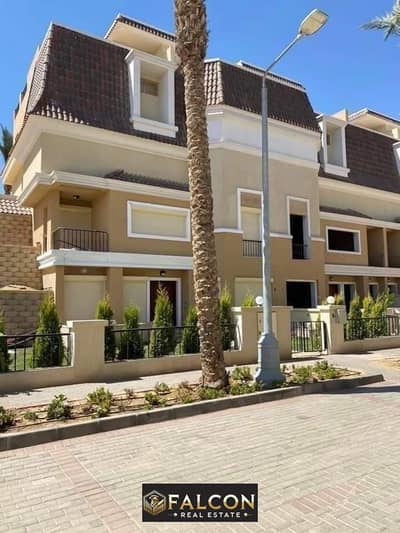 S VILLA FOR SALE IN SARAI COMPOUND NEXT TO MADINYT  CITY WITH INSTALLMENTS