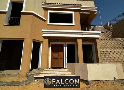 s villa for sale in sarai new cairo 3 floor 5 bedrooms instalments 8 years