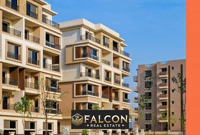 apartment 115  for sale in sarai  new cairo next to madeinty 20% down payment 0