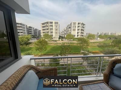 Apartment with a landscape view for sale in interest-free installments in Taj City, next to Swan Lake Hassan Allam