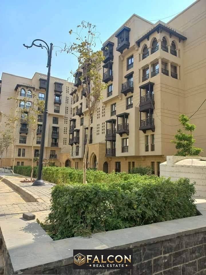 Ready to move in apartment in (Arabesque) Al-Fustat Compound with super deluxe finishing and directly on Salah Salem Road (the heart of Old Cairo) 0