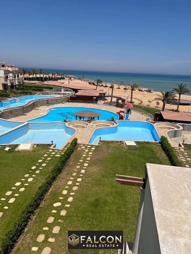 Chalet for sale with a fantastic sea view near the windmills in Blue Blue Village, Ain Sokhna 0