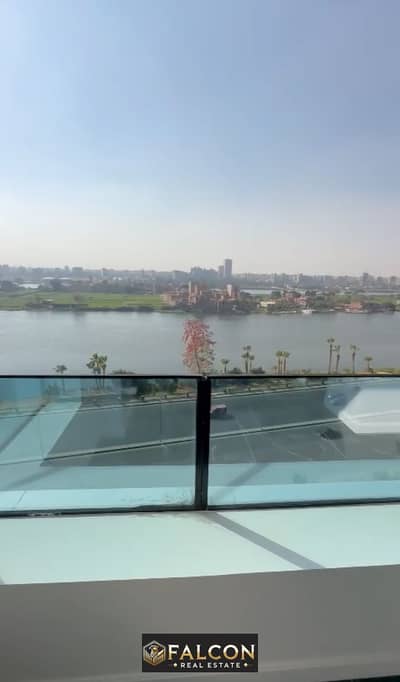 For sale, an apartment directly on the Nile, with a 25% down payment and fully finished, in Maadi