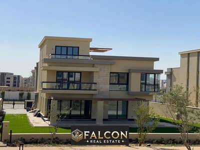 A 3-storey villa with a fantastic view for sale, fully finished, in The Estates Sodic, Sheikh Zayed