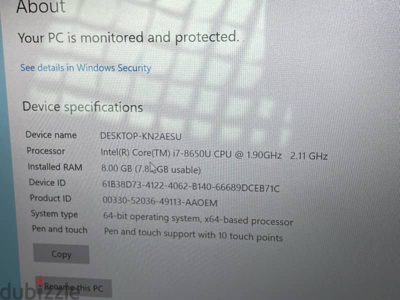 hp elitebook x360 g3 touchscreen core i7 8th gen 6