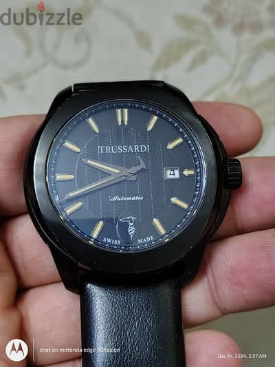 TRUSSARDI T01 AUTOMATIC  watch swiss madeساعة تروساردى سويسرى اوتوماتي