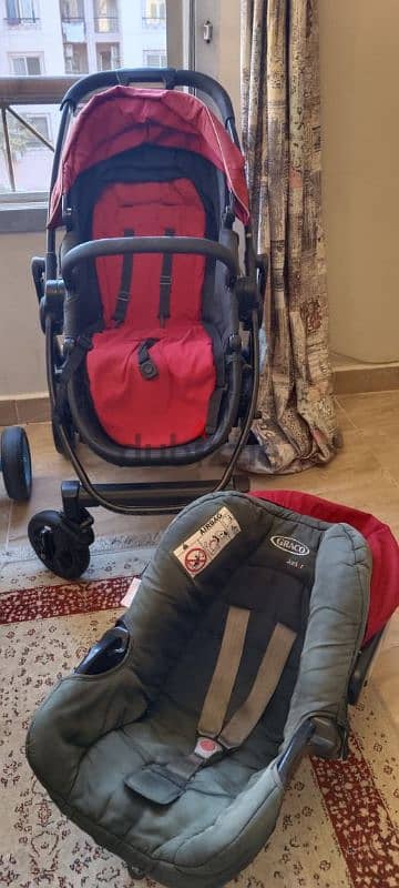 stroller & car seat Graco evo