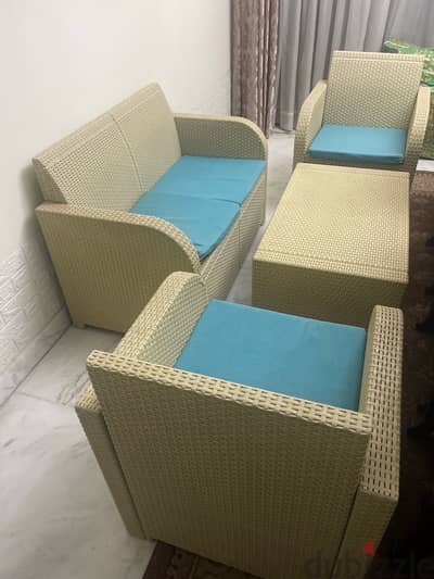 outdoor rattan set - طقم حديقة راتان