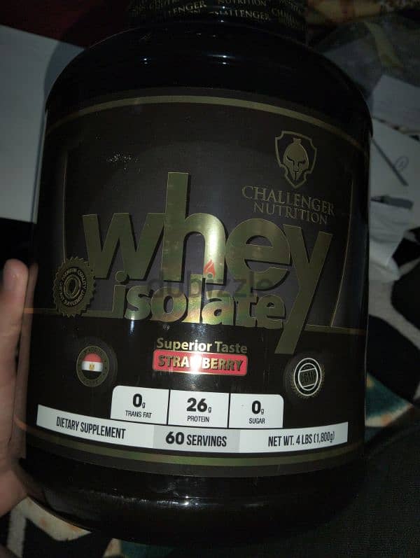 creatineعبوتين   + whey protein isolateعبوة 0