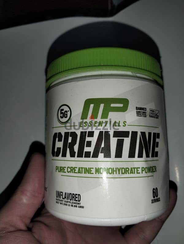 creatineعبوتين   + whey protein isolateعبوة 2