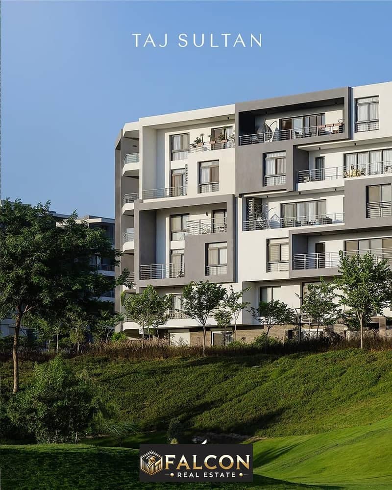 3 bedroom apartment for sale in Taj City Compound on Suez Road with 50% discount for cash 0