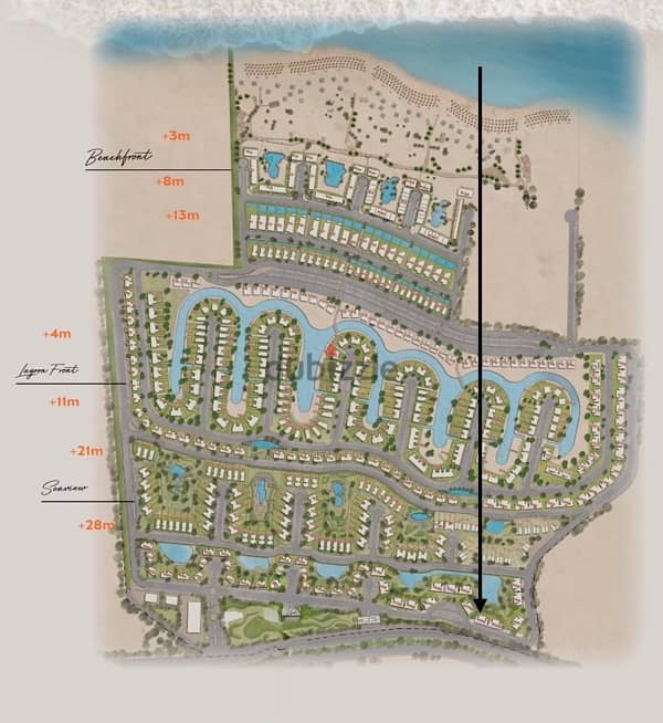 شاليه بقريه دي باي الساحل الشمالي- Dbay North Coast 0