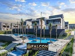 twinhouse 286M Ready to move at patio zahraa Sheikh Zayed, down payment 25%