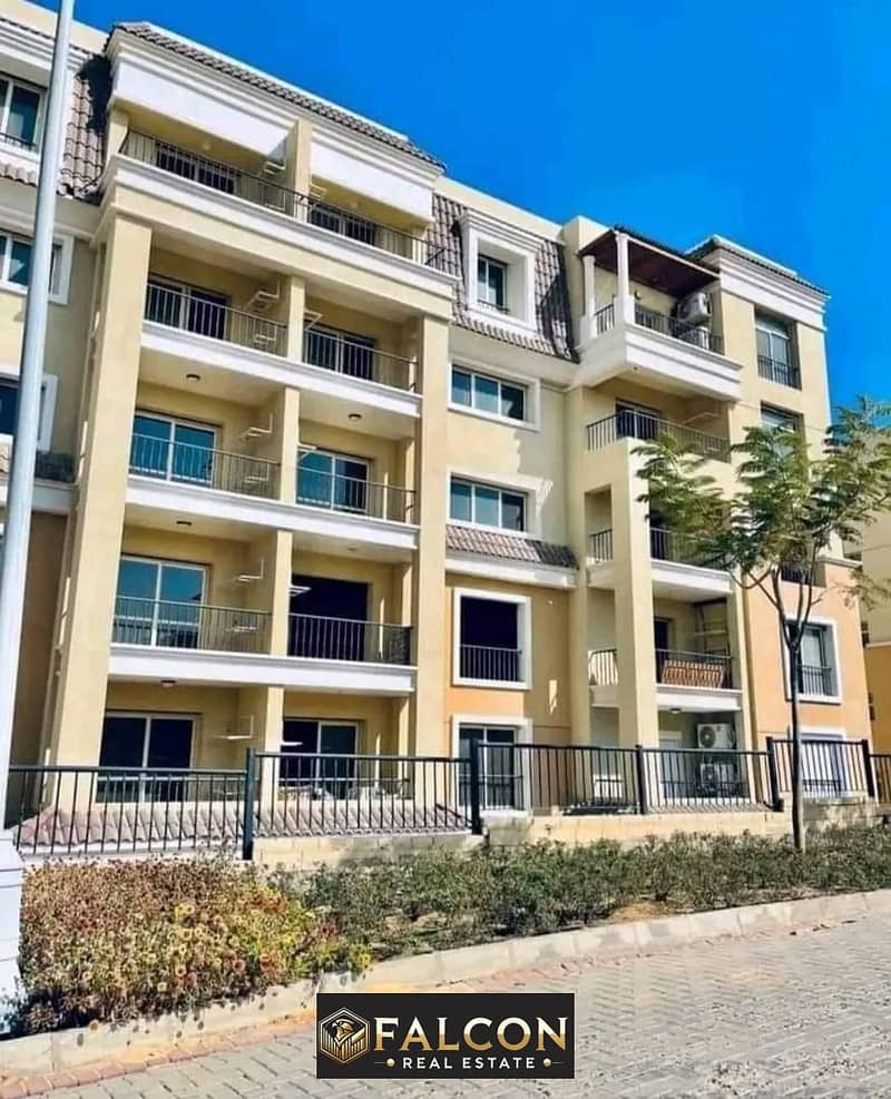 Luxurious two-bedroom apartment, wall by wall, in Madinaty, with a big discount and the longest installment period in Sarai Compound - Mostakbal City 0