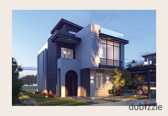 standalone villa for sale 268 m in The 8 Zayed Compound, installments for 10 years, lake view 0