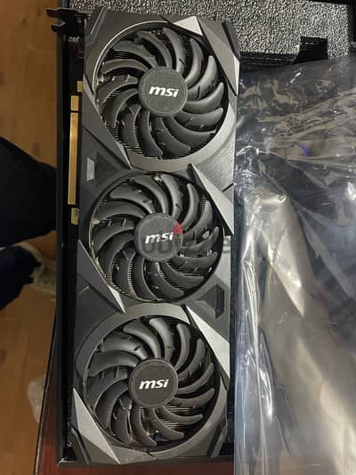 كارت شاشة حالة ممتازة  MSI RTX3080 ventus 3x