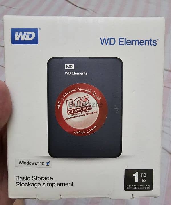 WD elements hard disk 1 TB 0