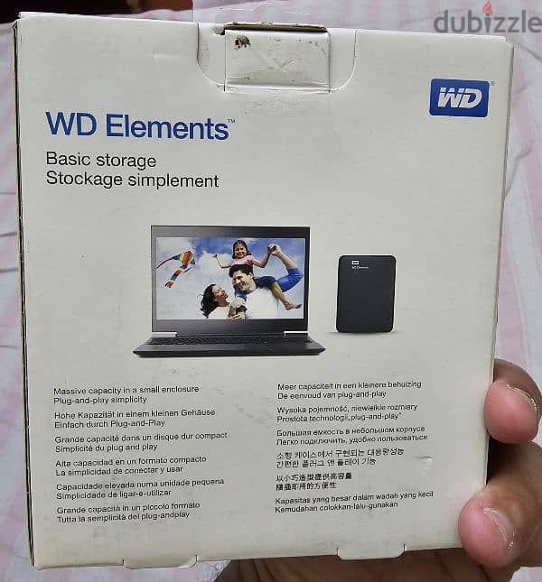 WD elements hard disk 1 TB 1