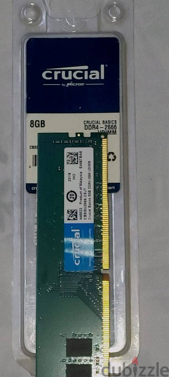 Crucial ddr4 8gb 2666Mhz 0